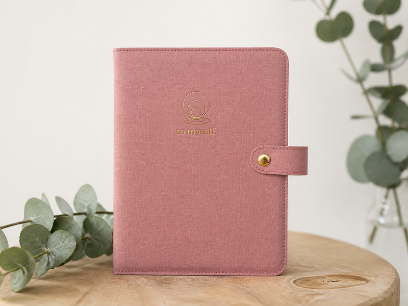 to myself. Journal in Rosa